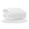 vidaXL Duvet per Tutte le Stagioni con cuscino 2 pz Bianco Microfibra