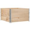 vidaXL Paretali per Pallet 3 pz 100x100 cm in Legno Massello di Pino