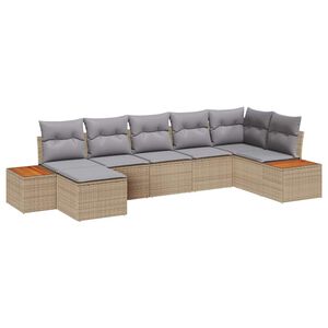 vidaXL Set Divano da Giardino 8 pz 7-Numero di posti