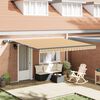 vidaXL Tenda Retrattile Multicolore 400 &times;350 cm Tessuto