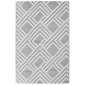 vidaXL Tappeto da Esterni ARAKIL Grigio 190x290 cm in PP