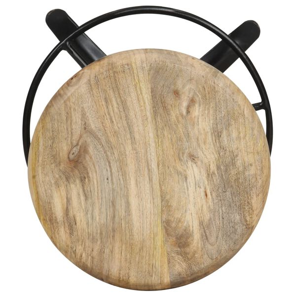 vidaXL Sgabelli da Bar 2 pz 76 cm in Legno Massello di Mango