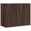 vidaXL Armadietto a Muro Rovere Marrone 75x35x60 cm in Truciolato