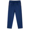 vidaXL Pantaloni per Bambini con Coulisse Blu Marino 116