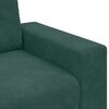 vidaXL Divano Sedia Verde Scuro 100x78x80 cm Velluto