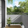vidaXL Schermo da balcone Grigio chiaro 75 x 200 cm