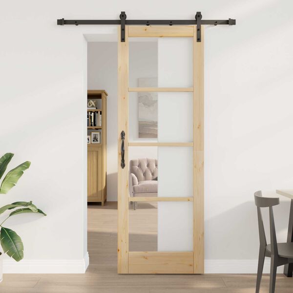 vidaXL Porta scorrevole ORKDAL Naturale 73,5 x 211 cm