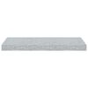 vidaXL Scaffali a Parete 2 pz Grigio Cemento 60x23,5x3,8 cm in MDF