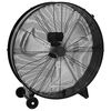 vidaXL Ventilatore a Tamburo Industriale 77 cm 187,7 W Nero