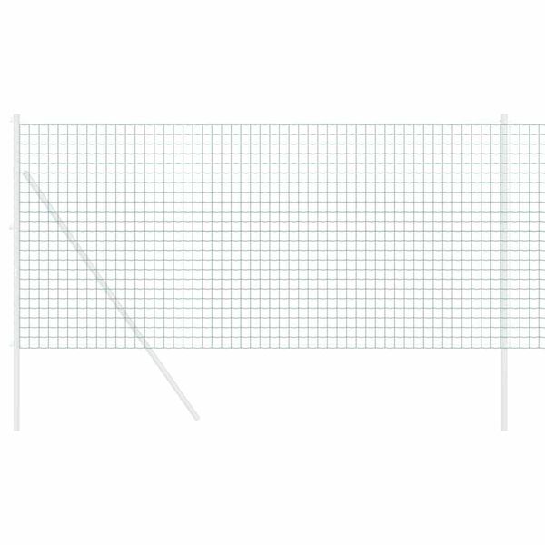 vidaXL Recinzione Euro Verde 1 x 25 m Ferro rivestito in PVC