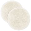 vidaXL Cuscino con cuscino HEERLEN 2 pz Bianco Fleece PV
