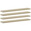 vidaXL Ripiani per Libreria 8pz Rovere Sonoma 60x10x1,5cm Multistrato