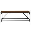 vidaXL Tavolino da Salotto Rovere Marrone100x50x35cm Legno Multistrato