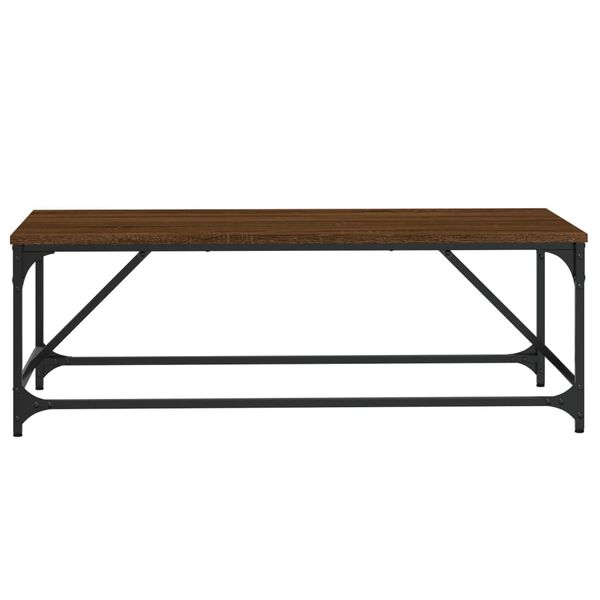 vidaXL Tavolino da Salotto Rovere Marrone100x50x35cm Legno Multistrato