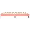 vidaXL Struttura Letto a Rete a Molle Rosa 140x190 cm in Velluto