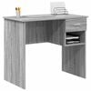 vidaXL Scrivania Grigio sonoma 90 x 49.5 x 75 cm Legno multistrato