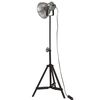 vidaXL Lampada da Terra 25 W Argento Vintage 35x35x65/95 cm E27