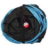 vidaXL Tunnel per Gatti a 5 Vie Nero e Blu 25 cm in Poliestere