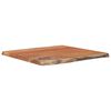 vidaXL Piano Tavolo 60x60x2,5 cm Quadrato Massello Acacia Bordi Vivi