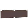 vidaXL Cuscino Testiera Zadar Marrone 200 cm in Similpelle