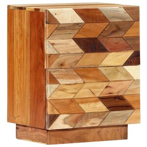 vidaXL Comodino 40x30x50 cm in Legno Massello di Recupero