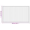 vidaXL Tappeto Rettangolare Naturale Chiaro 60x100 cm in Bamb&ugrave;