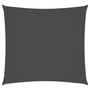 vidaXL Vela Parasole in Tela Oxford Quadrata 3x3 m Antracite