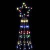 vidaXL Albero di Natale a LED 550 LED Colorato 300 cm