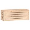 vidaXL Contenitore Portaoggetti 89x36,5x33 cm Legno Massello Pino