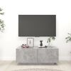 vidaXL Mobile per TV Grigio Cemento 100x35x40 cm Legno Multistrato