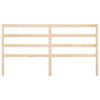 vidaXL Testiera per Letto 206x4x100 cm in Legno Massello di Pino