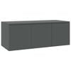 vidaXL Mobile Porta TV Grigio 80x34x30 cm in Legno Multistrato