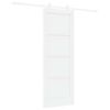 vidaXL Porta scorrevole 73,5 x 198,5 cm Legno ingegnerizzato Bianco