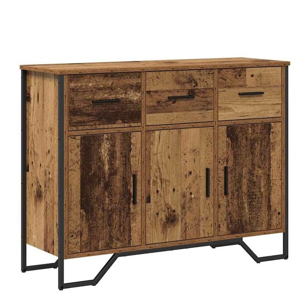 vidaXL Credenza Legno vecchio 97 x 32.5 x 74.5 cm Legno multistrato