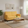 vidaXL Divano a 2 Posti 135x65x76 cm Giallo