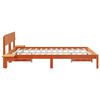 vidaXL Struttura del letto Marrone cerato 150 x 200 cm Pino massello