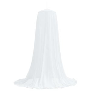vidaXL Rete per zanzare per letto 3 pcs 156 mesh Bianco ⌀56 x 220 cm