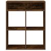 vidaXL Libreria Rovere Fumo 66x31x80 cm in Legno Multistrato
