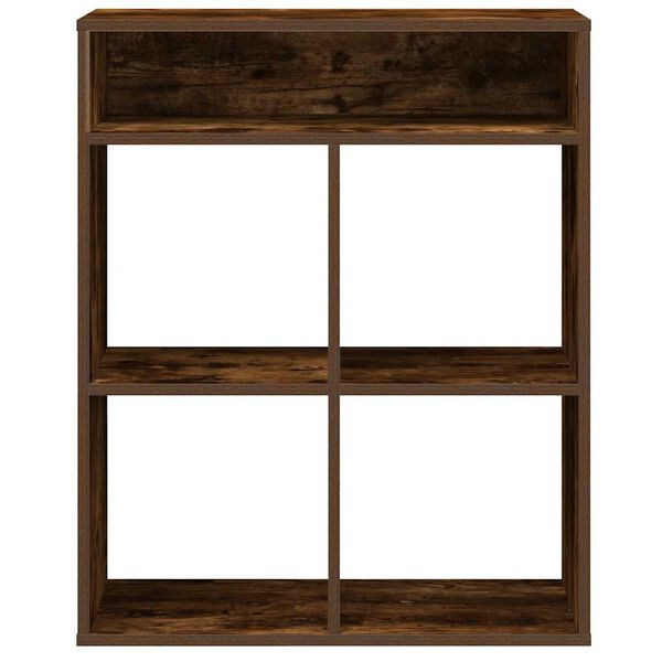 vidaXL Libreria Rovere Fumo 66x31x80 cm in Legno Multistrato