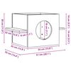 vidaXL Cuccia per Gatti 51x35x30 cm in Legno Massello di Pino
