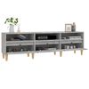 vidaXL Mobile TV Grigio Cemento 150x30x44,5 cm Legno Multistrato