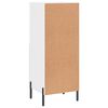 vidaXL Credenza Bianco Lucido 34,5x34x90 cm in Legno Multistrato