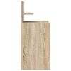 vidaXL Comodino con 2 Cassetti Rovere Sonoma 38x34x80 cm