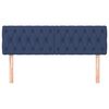 vidaXL Testiera Blu 144x7x78/88 cm in Tessuto
