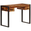 vidaXL Scrivania con 2 Cassetti 110x50x77cm Legno Massello di Acacia