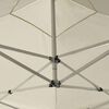 vidaXL Gazebo Professionale Pieghevole in Alluminio 3x3m Crema