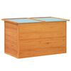 vidaXL Baule da Giardino 126x72x72 cm in Legno