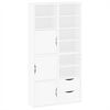 vidaXL Armadietti Laterali 4 pz ODDA Bianco 40x24x79 cm Legno di Pino