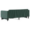 vidaXL Divano Letto con Letto Estraibile Verde Scuro 80x200cm Velluto