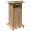 vidaXL Podio Rovere artigianale Legno multistrato 55 x 55 x 107 cm